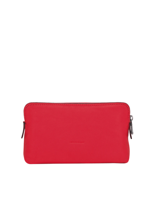 Le Pliage Cuir Clutch Pochette Red