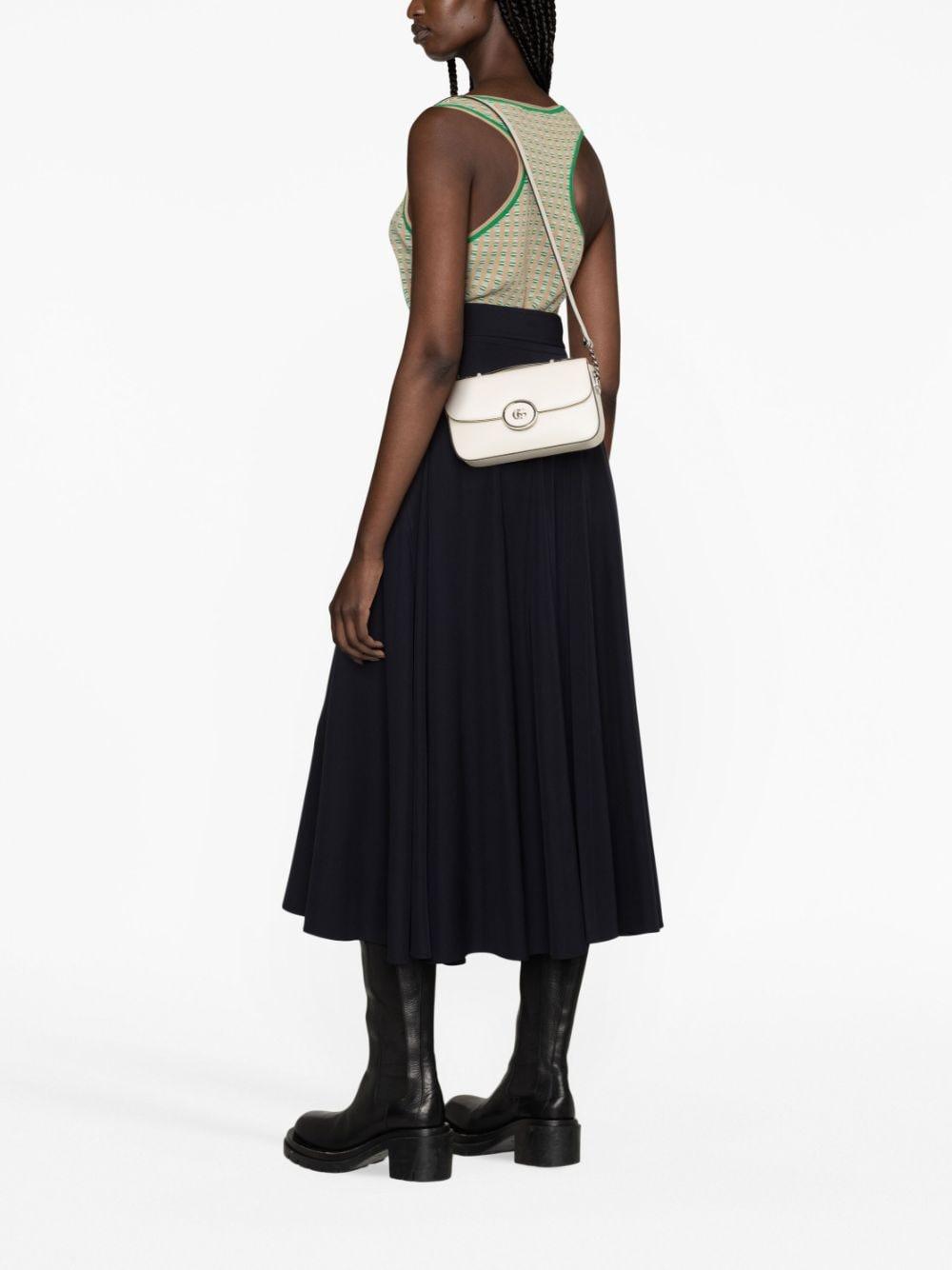 Petite Mini GG Shoulder Bag White - DFSouth