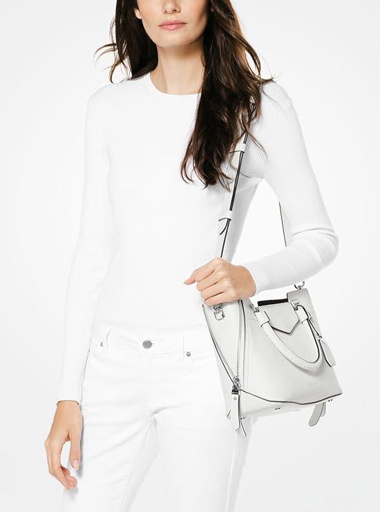 Blakely Tote Bag in Optic White - DFSouth